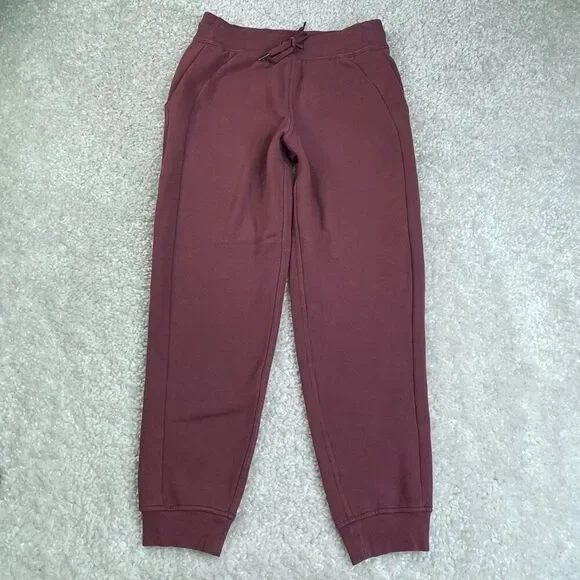 Lululemon Scuba High Rise Jogger Sweatpants Smokey Red 6 - Picture 3 of 12